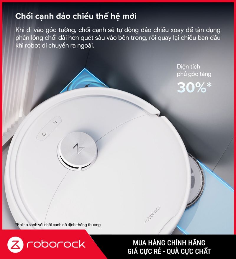 Roborock Qrevo 2 Pro Trắng - Robot Hút Bụi Lau Nhà Thông Minh