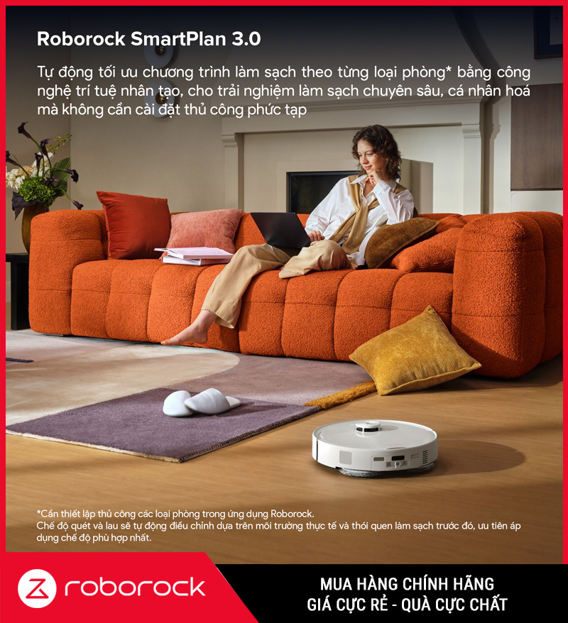 Roborock Qrevo 2 Pro Trắng - Robot Hút Bụi Lau Nhà Thông Minh