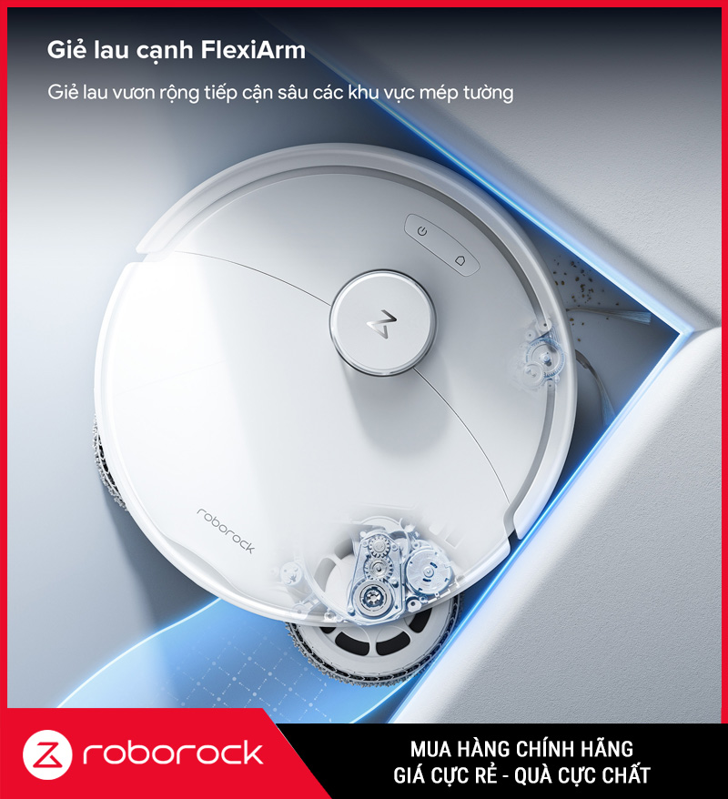 Roborock Qrevo 2 Pro Trắng - Robot Hút Bụi Lau Nhà Thông Minh